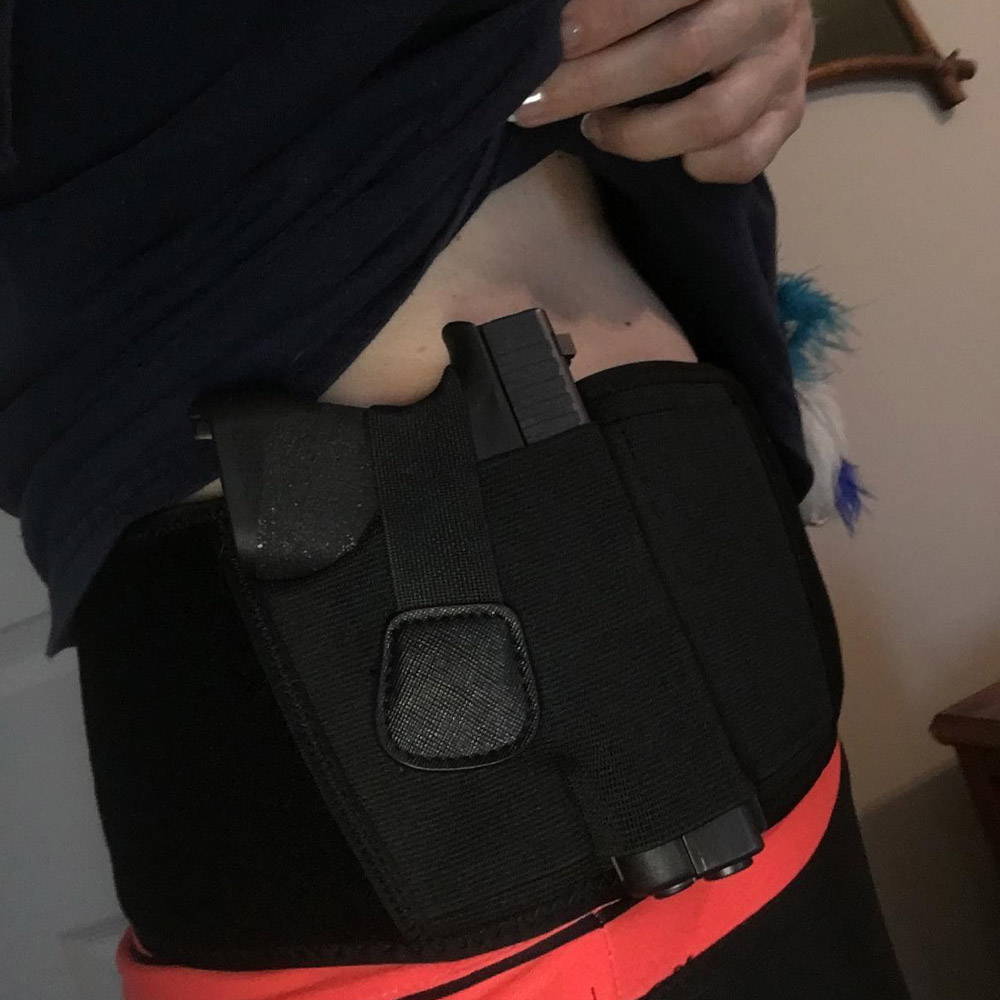 Women belly band holster Dinosaurized An Army Store